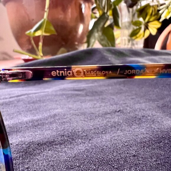 |DISCOUNTED SHIP| RARE Etnia Barcelona JORDAAN Glasses + Clip-On Sunglasses Set - Picture 7 of 8